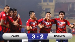 Kết quả CAHN 3-2 Borneo: Văn Đô, Đình Bắc lập siêu phẩm